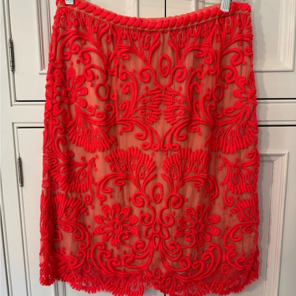 Anthropologie Baraschi embroidered skirt - Picture 2 of 9